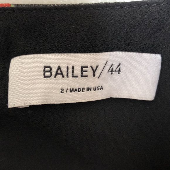 Bailey 44 Black Pink Floral Cutout Midi Dress - Picture 8 of 8